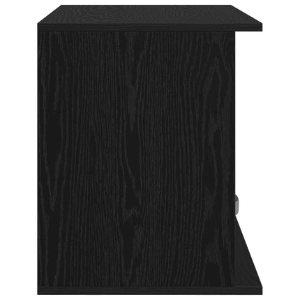 TV-ställ med låda Svart Ek 79 x 40 x 48 cm