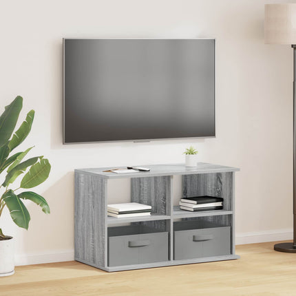 TV-ställ med låda Grå Sonoma 79 x 40 x 48 cm