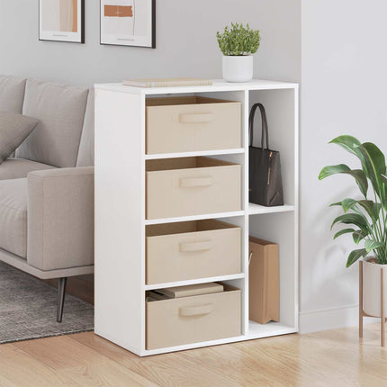 Sideboard med låda Vit 60 x 33,5 x 84 cm