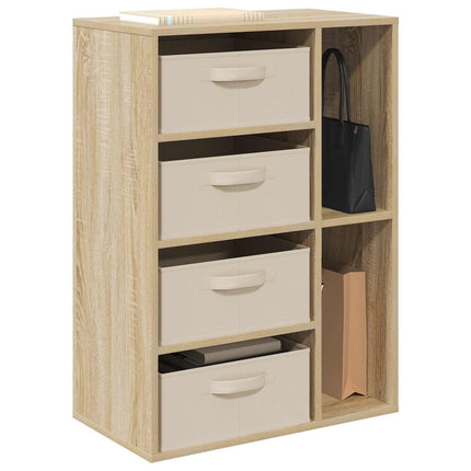 Sideboard med låda Sonoma-ek 60 x 33,5 x 84 cm