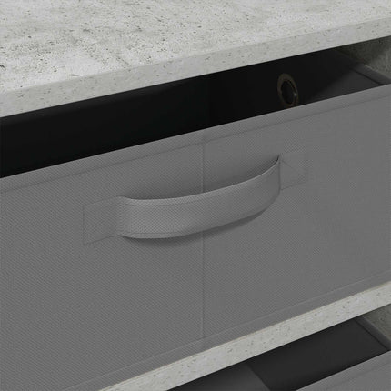 Sideboard med låda Betonggrå 60 x 33,5 x 84 cm