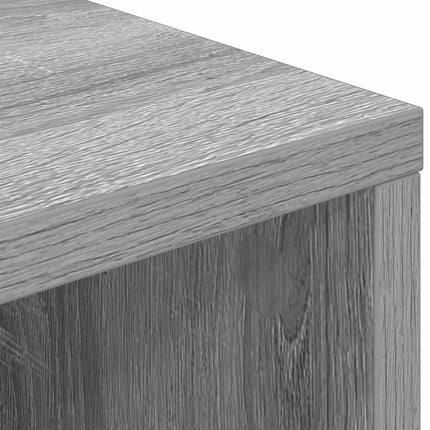 Sideboard med låda Grå Sonoma 60 x 33,5 x 84 cm