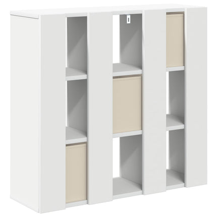 Sideboard med låda Vit 73,5 x 24 x 69,5 cm