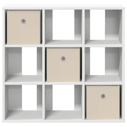 Sideboard med låda Vit 73,5 x 24 x 69,5 cm