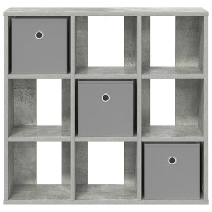 Sideboard med låda Betonggrå 73,5 x 24 x 69,5 cm