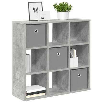 Sideboard med låda Betonggrå 73,5 x 24 x 69,5 cm