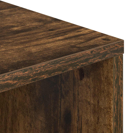 Sideboard med låda Rökt ek 73,5 x 24 x 69,5 cm
