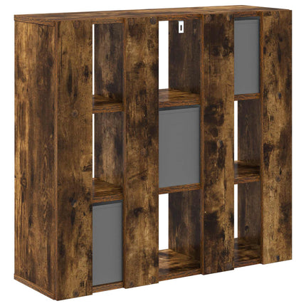 Sideboard med låda Rökt ek 73,5 x 24 x 69,5 cm