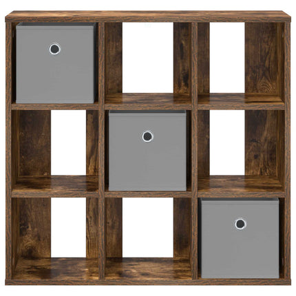 Sideboard med låda Rökt ek 73,5 x 24 x 69,5 cm