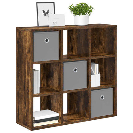 Sideboard med låda Rökt ek 73,5 x 24 x 69,5 cm