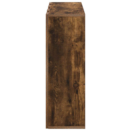 Sideboard med låda Rökt ek 73,5 x 24 x 69,5 cm