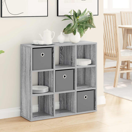Sideboard med låda Grå Sonoma 73,5 x 24 x 69,5 cm
