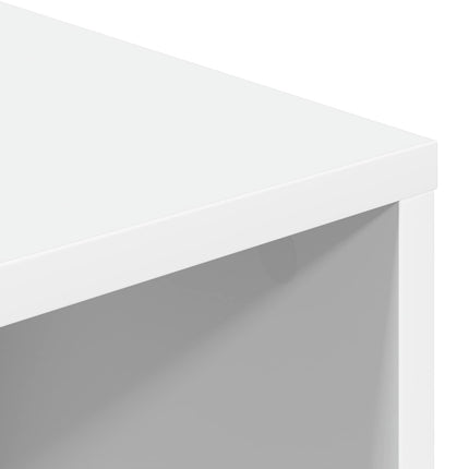 Sideboard med låda Vit 88,5 x 29 x 84,5 cm