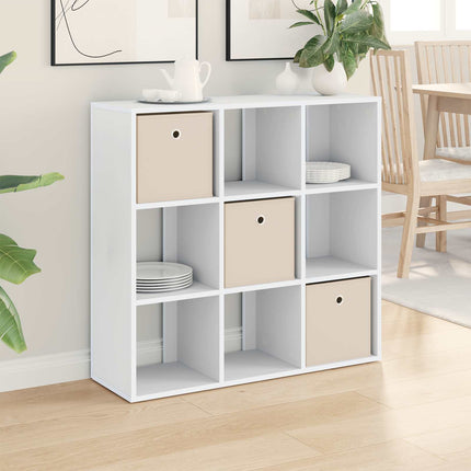 Sideboard med låda Vit 88,5 x 29 x 84,5 cm