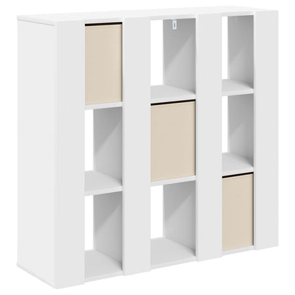Sideboard med låda Vit 88,5 x 29 x 84,5 cm