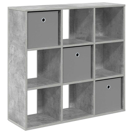 Sideboard med låda Betonggrå 88,5 x 29 x 84,5 cm