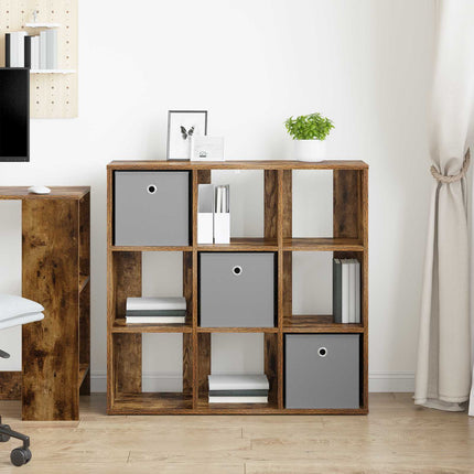 Sideboard med låda Rökt ek 88,5 x 29 x 84,5 cm