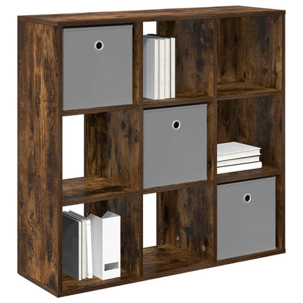 Sideboard med låda Rökt ek 88,5 x 29 x 84,5 cm