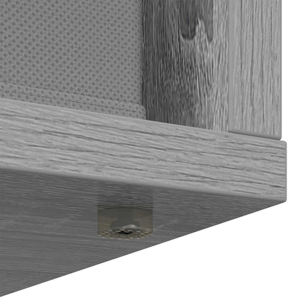 Sideboard med låda Grå Sonoma 88,5 x 29 x 84,5 cm
