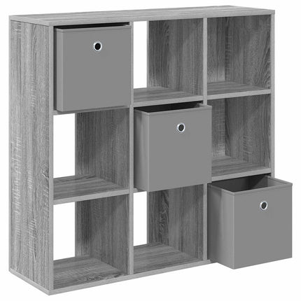 Sideboard med låda Grå Sonoma 88,5 x 29 x 84,5 cm