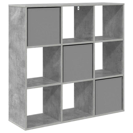Sideboard med låda Betonggrå 102 x 31 x 99,5 cm