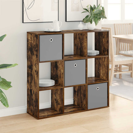 Sideboard med låda Rökt ek 102 x 31 x 99,5 cm