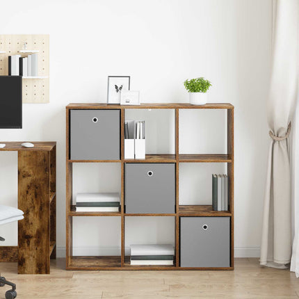 Sideboard med låda Rökt ek 102 x 31 x 99,5 cm