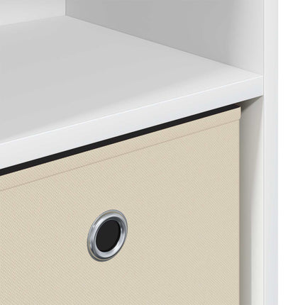 Sideboard med låda Vit 73,5 x 22,5 x 53,5 cm