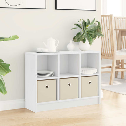 Sideboard med låda Vit 73,5 x 22,5 x 53,5 cm