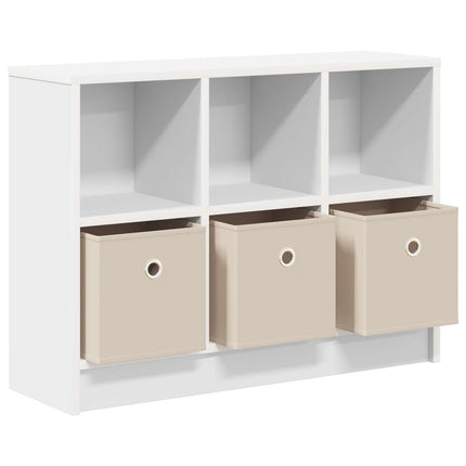 Sideboard med låda Vit 73,5 x 22,5 x 53,5 cm