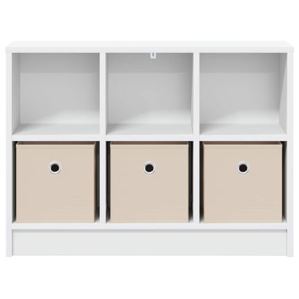 Sideboard med låda Vit 73,5 x 22,5 x 53,5 cm