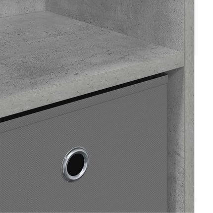 Sideboard med låda Betonggrå 73,5 x 22,5 x 53,5 cm