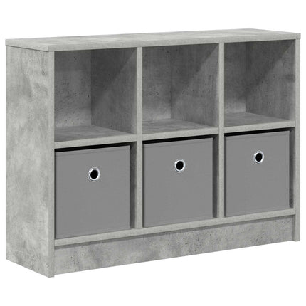 Sideboard med låda Betonggrå 73,5 x 22,5 x 53,5 cm