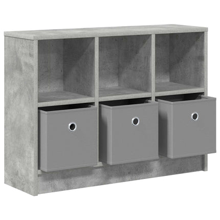 Sideboard med låda Betonggrå 73,5 x 22,5 x 53,5 cm