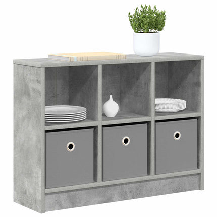 Sideboard med låda Betonggrå 73,5 x 22,5 x 53,5 cm