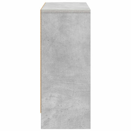 Sideboard med låda Betonggrå 73,5 x 22,5 x 53,5 cm