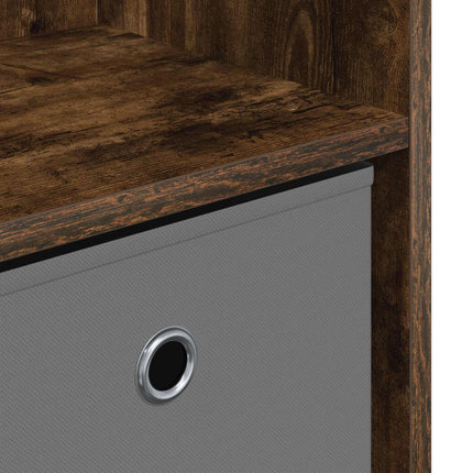 Sideboard med låda Rökt ek 73,5 x 22,5 x 53,5 cm