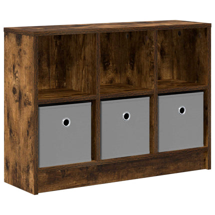 Sideboard med låda Rökt ek 73,5 x 22,5 x 53,5 cm