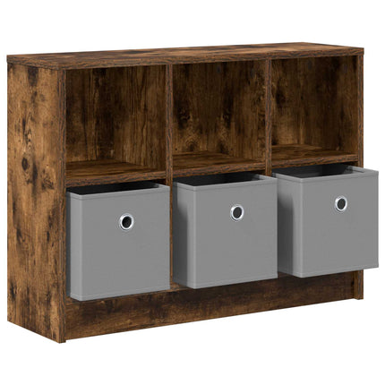 Sideboard med låda Rökt ek 73,5 x 22,5 x 53,5 cm