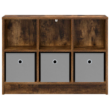 Sideboard med låda Rökt ek 73,5 x 22,5 x 53,5 cm