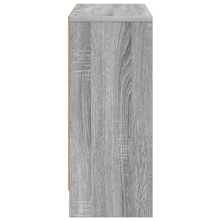 Sideboard med låda Grå Sonoma 73,5 x 22,5 x 53,5 cm