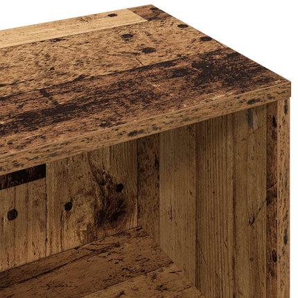 Sideboard med låda Gammalt trä 73,5 x 22,5 x 53,5 cm