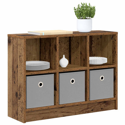 Sideboard med låda Gammalt trä 73,5 x 22,5 x 53,5 cm