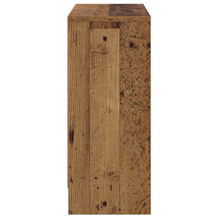 Sideboard med låda Gammalt trä 73,5 x 22,5 x 53,5 cm