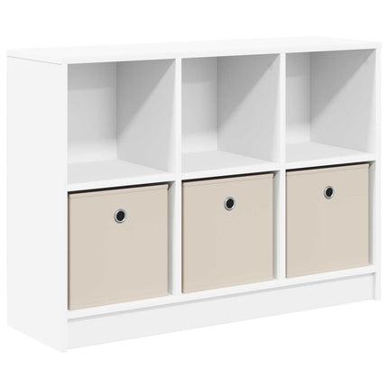 Sideboard med låda Vit 88,5 x 27,5 x 63,5 cm