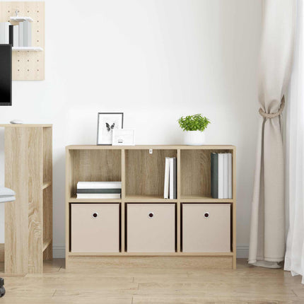 Sideboard med låda Sonoma-ek 88,5 x 27,5 x 63,5 cm