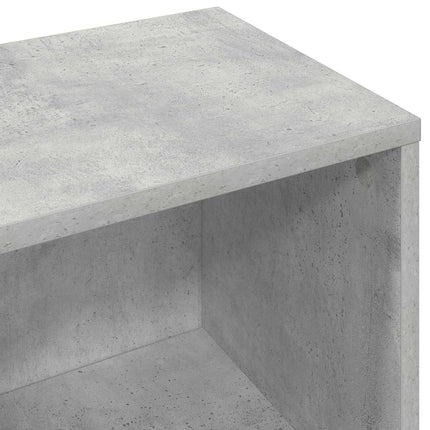 Sideboard med låda Betonggrå 88,5 x 27,5 x 63,5 cm