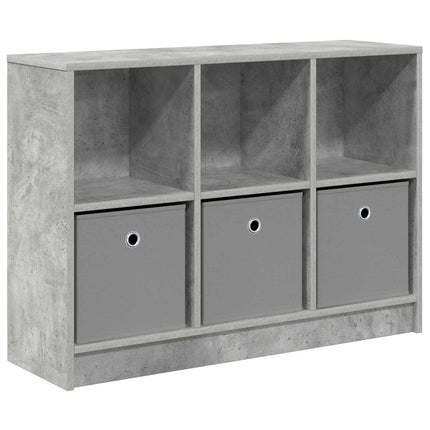 Sideboard med låda Betonggrå 88,5 x 27,5 x 63,5 cm