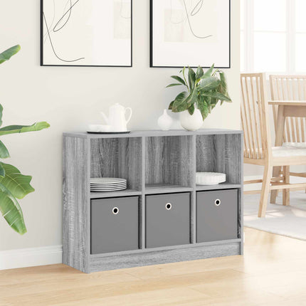 Sideboard med låda Grå Sonoma 88,5 x 27,5 x 63,5 cm