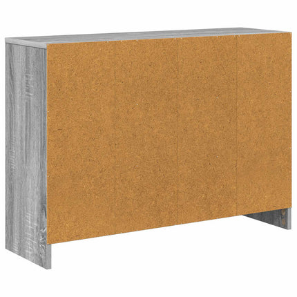 Sideboard med låda Grå Sonoma 88,5 x 27,5 x 63,5 cm